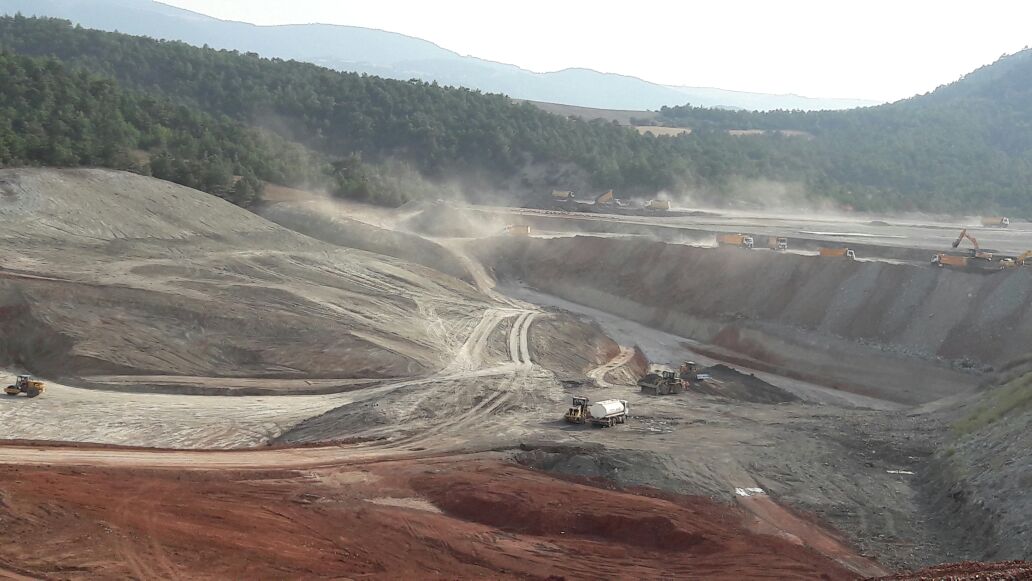 bolu mining field operation photo