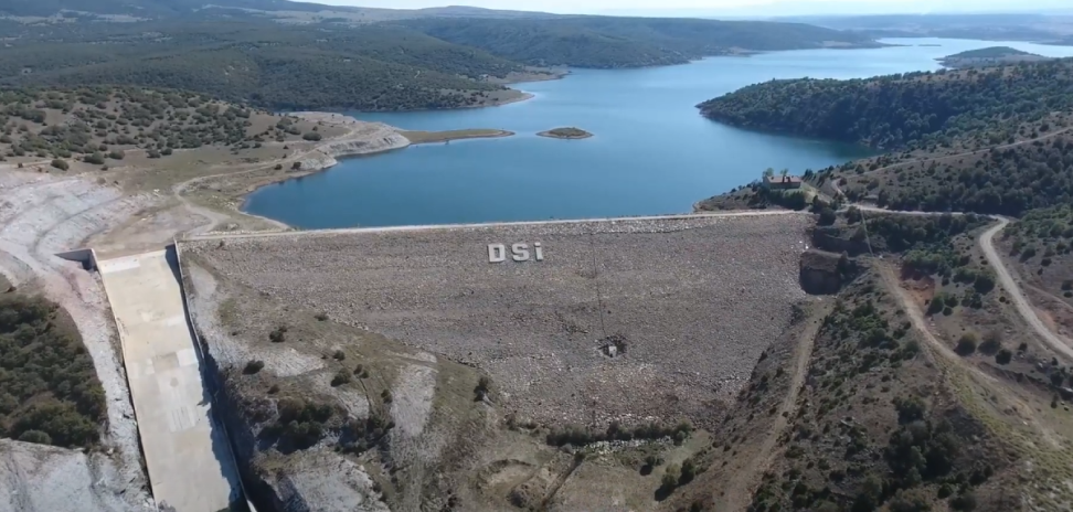 Kütahya Beşkarış Dam Drone photo